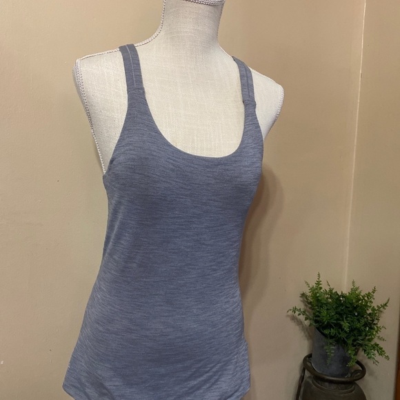 lot Of Two Athleta Fastest Track Ruched Tanks SzS - Picture 13 of 13